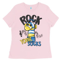 Bubblegum Pink rock your Ladies Tee - MaliasSmallBusiness