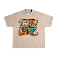 French Oak Fall Autumn Leopard Aunt Urban Heavy Tee - LillyAllenDesigns
