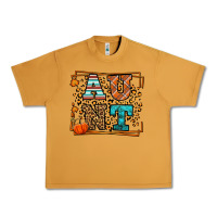 Peanut Butter Fall Autumn Leopard Aunt Urban Heavy Tee - LillyAllenDesigns