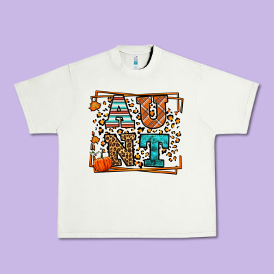 Fall Autumn Leopard Aunt Urban Heavy Tee Designed By Lillyallendesigns