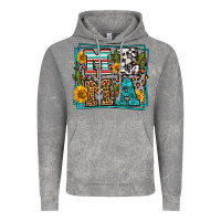 Cloud Rock western leopard mema Vintage Hoodie - LillyAllenDesigns