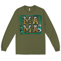 Army Green soccer mama Long Sleeve Tee - Jasminsmagicworld