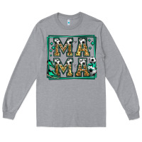 Heather Grey soccer mama Long Sleeve Tee - Jasminsmagicworld