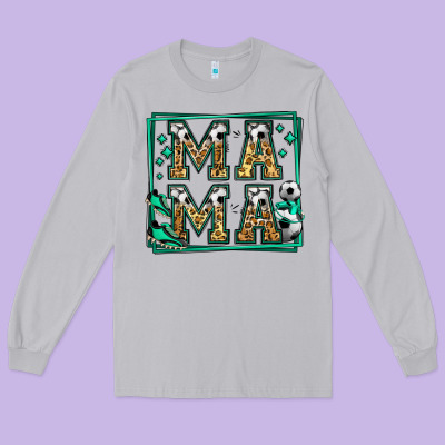Soccer Mama Long Sleeve Tee Designed By Jasminsmagicworld