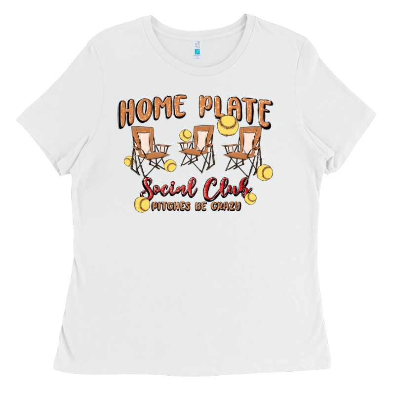 Glitter Softball Ladies Tee by MaliasSmallBusiness | Teevron