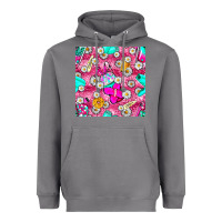 Storm hairstylist coffee cups and daisy with leopard seamless pattern bbs Heavyweight Hoodie - BundleAndBundleShop