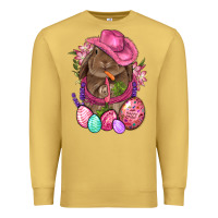Antique Gold Cowboy Rabbit Easter Premium Sweatshirt - BundleAndBundleShop