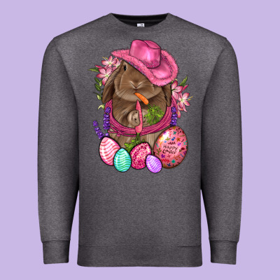 Cowboy Rabbit Easter Premium Sweatshirt Designed By Bundleandbundleshop