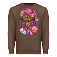 Chestnut Cowboy Rabbit Easter Premium Sweatshirt - BundleAndBundleShop