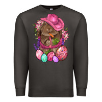 Smoke Cowboy Rabbit Easter Premium Sweatshirt - BundleAndBundleShop