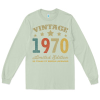 Matcha Vintage 1970 Limited Edition 50 Years Of Being Awesome Long Sleeve Tee - Bettercallsaul