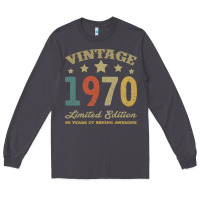 Smoke Vintage 1970 Limited Edition 50 Years Of Being Awesome Long Sleeve Tee - Bettercallsaul