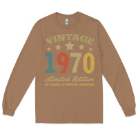 Toasted Coconut Vintage 1970 Limited Edition 50 Years Of Being Awesome Long Sleeve Tee - Bettercallsaul
