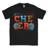 Black Cheer Baseball stitchs Classic Tee - LillyAllenDesigns