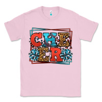 Bubblegum Pink Cheer Baseball stitchs Classic Tee - LillyAllenDesigns