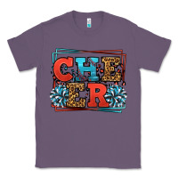 Lavender Cheer Baseball stitchs Classic Tee - LillyAllenDesigns