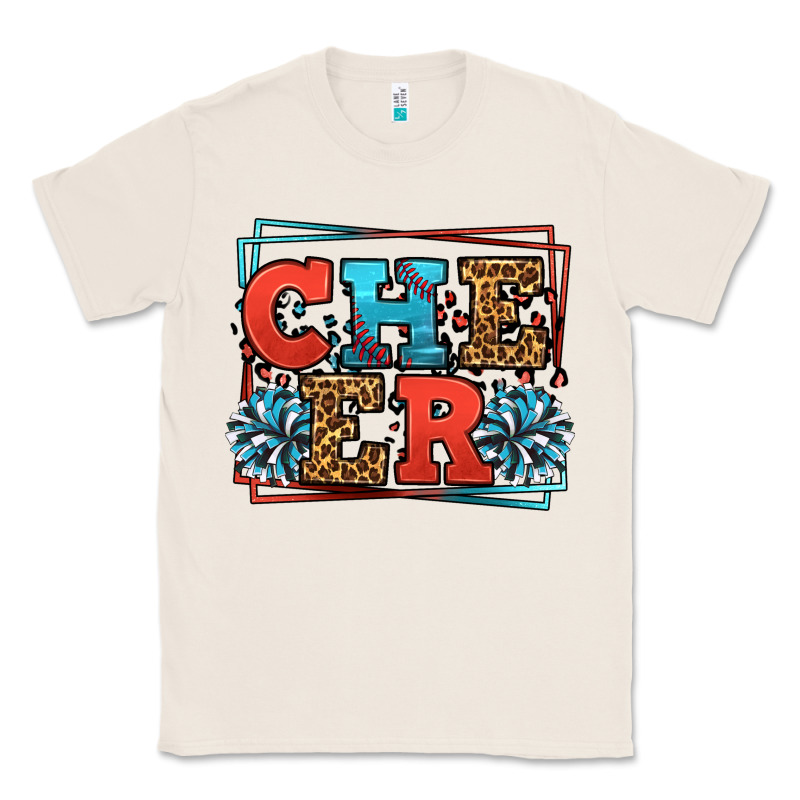 Cheer Baseball Stitchs Classic Tee by LillyAllenDesigns | Teevron