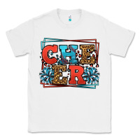 White Cheer Baseball stitchs Classic Tee - LillyAllenDesigns