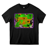 Black leopard cowhide halloween background Heavy Core Tee - Jasminsmagicworld