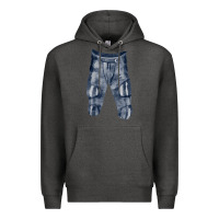 Charcoal Heather football padded pant fa element Premium Hoodie - FaDigitalArtStudio