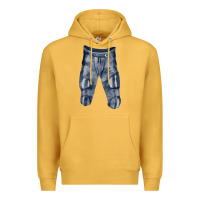 Mustard football padded pant fa element Premium Hoodie - FaDigitalArtStudio