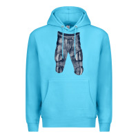 Ocean Blue football padded pant fa element Premium Hoodie - FaDigitalArtStudio