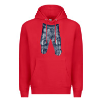 Red football padded pant fa element Premium Hoodie - FaDigitalArtStudio