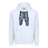 White football padded pant fa element Premium Hoodie - FaDigitalArtStudio