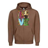 Chestnut Love Easter gnome Easter Day Zipper Hoodie - CowGirlArtShop