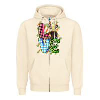 Sandshell Love Easter gnome Easter Day Zipper Hoodie - CowGirlArtShop
