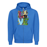 True Royal Love Easter gnome Easter Day Zipper Hoodie - CowGirlArtShop