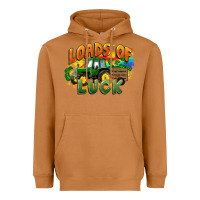 Meerkat Loads of luck with tractor St. Patricks Day Heavyweight Hoodie - FaDigitalArtStudio