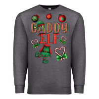 Charcoal Heather Daddy Elf Premium Sweatshirt - BundleAndBundleShop