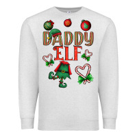 Oatmeal Heather Daddy Elf Premium Sweatshirt - BundleAndBundleShop