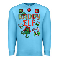 Ocean Blue Daddy Elf Premium Sweatshirt - BundleAndBundleShop