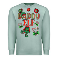 Seafoam Daddy Elf Premium Sweatshirt - BundleAndBundleShop