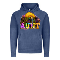 Vintage Denim softball aunt Vintage Hoodie - LillyAllenDesigns