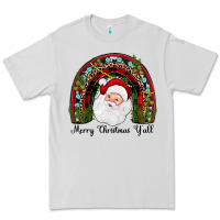 Dove Grey merry christmas y'all rainbow Premium Tee - JahusDesignShop