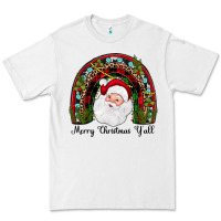 White merry christmas y'all rainbow Premium Tee - JahusDesignShop