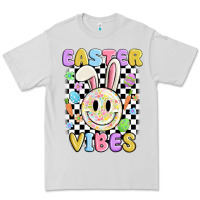 Dove Grey easter vibes smiley face Premium Tee - MaliasSmallBusiness