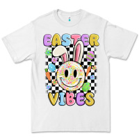 White easter vibes smiley face Premium Tee - MaliasSmallBusiness