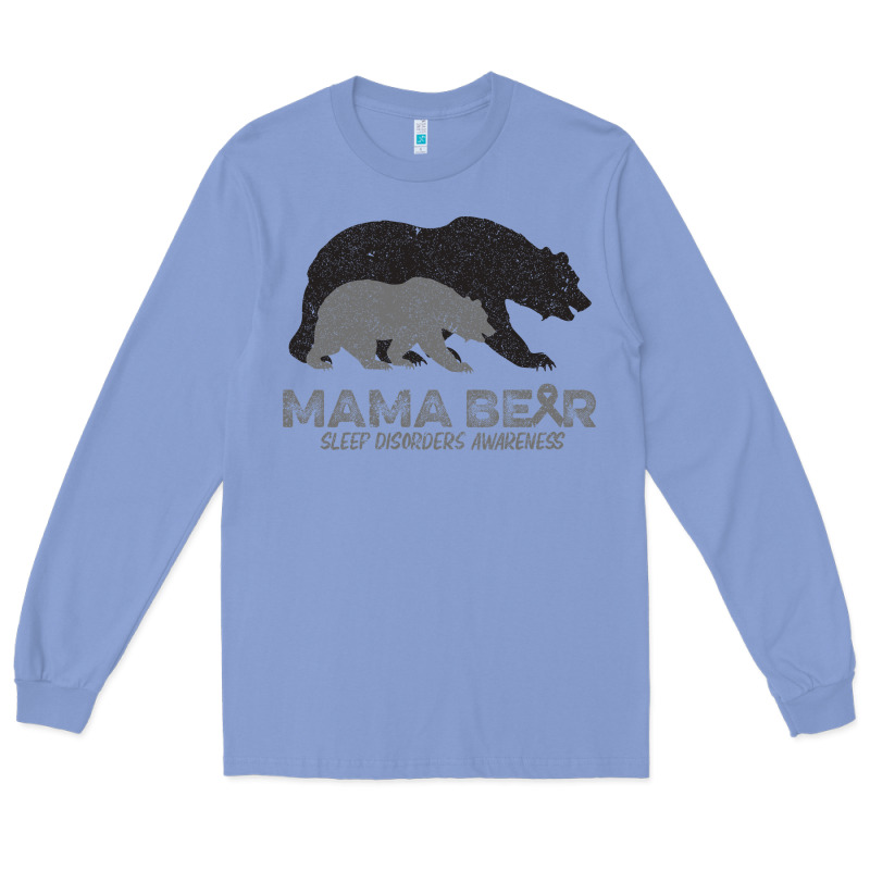 Mama Bear Sleep Disorders Awareness Long Sleeve Tee by Bettercallsaul | Teevron