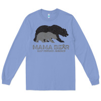 Colony Blue Mama Bear Sleep Disorders Awareness Long Sleeve Tee - Bettercallsaul
