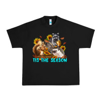 Black Fall Tis The Season Animals Urban Heavy Tee - LillyAllenDesigns
