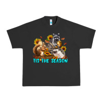 Pigment Black Fall Tis The Season Animals Urban Heavy Tee - LillyAllenDesigns