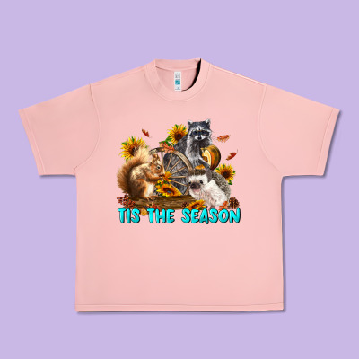 Fall Tis The Season Animals Urban Heavy Tee Designed By Lillyallendesigns