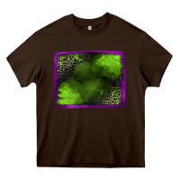 Chocolate Brown leopard halloween background Heavy Core Tee - Jasminsmagicworld