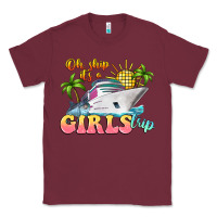 Burgundy oh ship it's a girls trip Classic Tee - LillyAllenDesigns