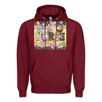 Burgundy Easter Nurse Easter Day Zipper Hoodie - CowGirlArtShop