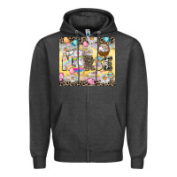 Charcoal Heather Easter Nurse Easter Day Zipper Hoodie - CowGirlArtShop